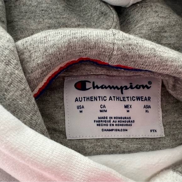 Champion White Hoodie with Myrtle Beach Graphic - Picture 3 of 3